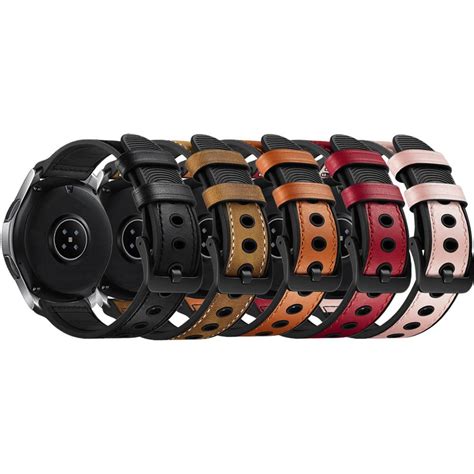 Pulseira 22mm Hybrid Couro Borracha LTimports Para Samsung Watch 3 45mm