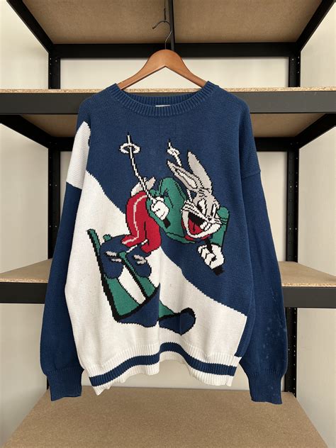 Vintage Vintage 1993 Bugs Bunny Warner Bros Sweater Grailed