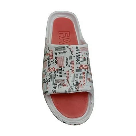 White And Red Base EVA Printed Flip Flop Slipper At Rs 85 Pair In New