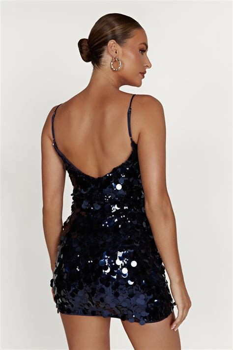 Giselle Disc Sequin Mini Dress Dress In Beauty