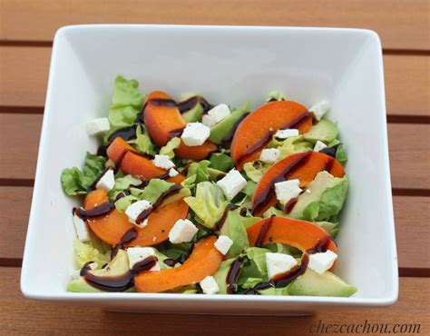 Salade Abricots Avocat Et Feta Chezcachou Recette De Salade