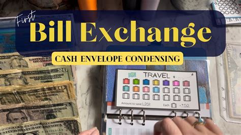 Bill Exchange Cash Envelope Condensing YouTube