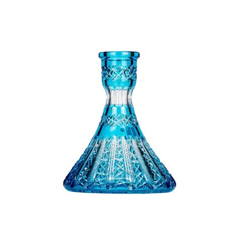 Caesar Crystal Bohemiae Cone Vertical Turquoise Кристална Ваза за ...