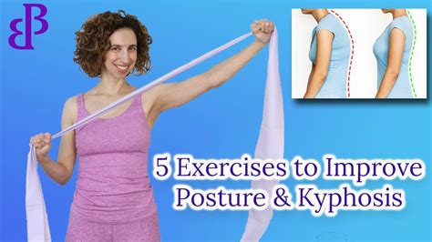 5 Exercises To Improve Posture And Kyphosis Youtube