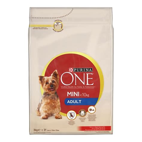 Pienso Para Perros Adultos Minis Purina One Buey Y Arroz Purina One