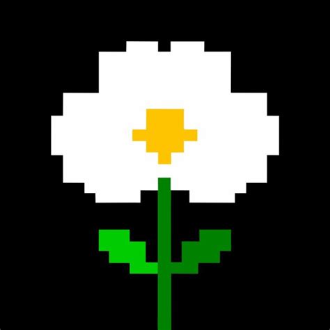 White Flowers Pixel Art Vector Illustration Premium Ai Generated Vector