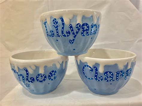 Frozen Personalized Ceramic Ice Cream Bowl Cup Kids Party Favors