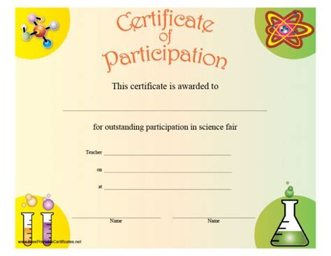 40+ Certificate of Participation Templates - PrintableTemplates