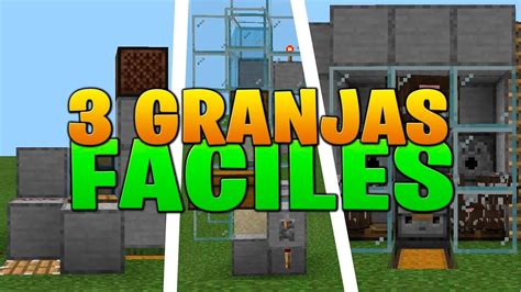 3 Granjas Faciles Y Esenciales Que Debes Tener En Tu Survival Minecraft Bedrock Pe Xbox