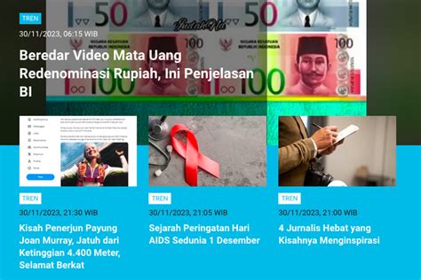 Foto Populer Tren Video Viral Mata Uang Redenominasi Rupiah Cara