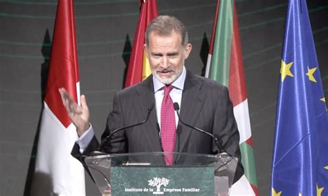 Le Roi Felipe Vi Despagne Met En Exergue Les Forces Entrepreneuriales