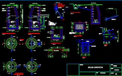 Detalles Constructivos Alcantarillado Pluvial En Autocad Librer A Cad