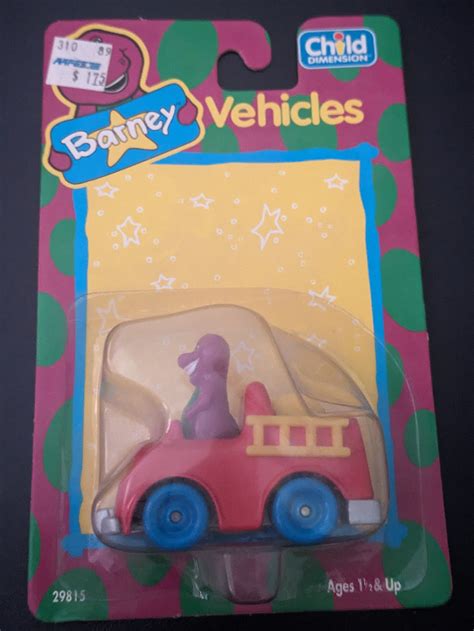 Barney And Friends Barney Fire Engine Truck Etsy Australia