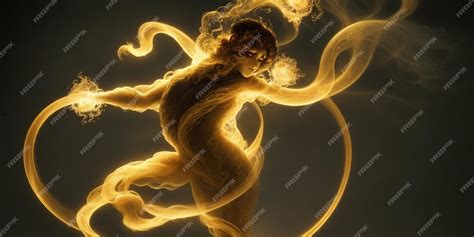 Premium AI Image | fire effect smoke effect flowing