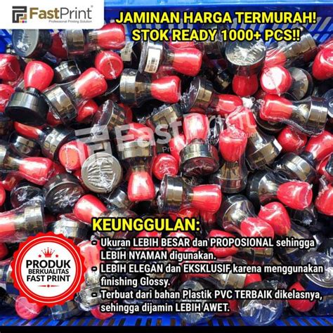 Fast Print Gagang Stempel Flash Bentuk Bulat Dan Oval Lazada Indonesia