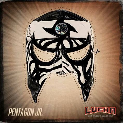 Pentagon Jr Mask Lucha Underground Luchador Wrestling Wwe