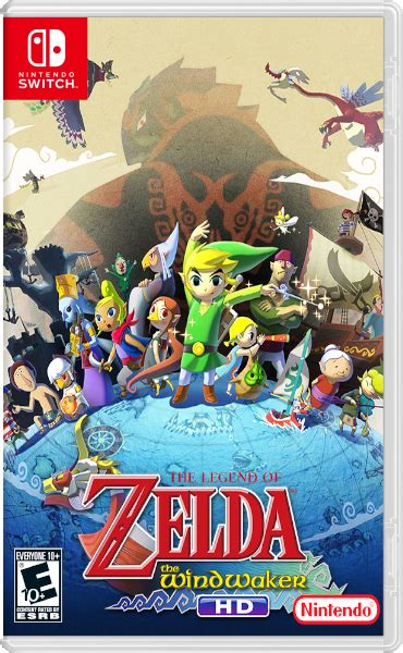 Legend of Zelda Wind Waker HD Switch Box Mock Up by MrYoshi1996 on ...