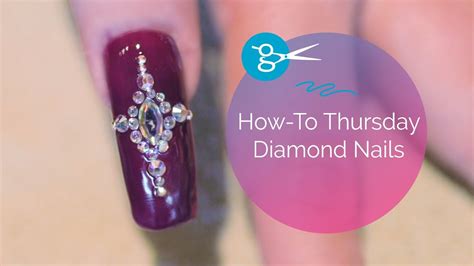 Nail Art Design | How to Create a Diamond Nail - YouTube