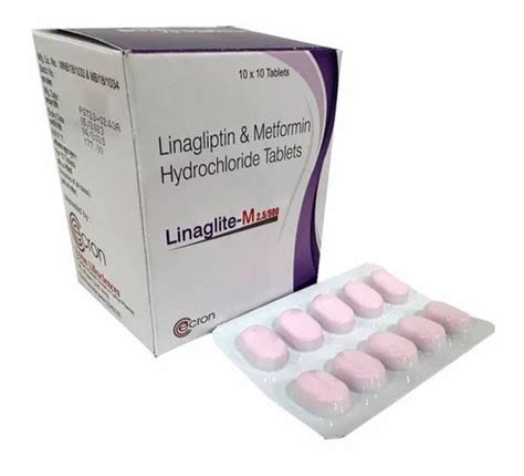 Linagliptin 25mg Metformin 500mg Tablet 3 Mg At Rs 240box In Bhiwani