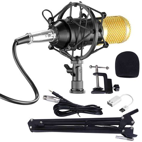 Condenser Microphone Set Up