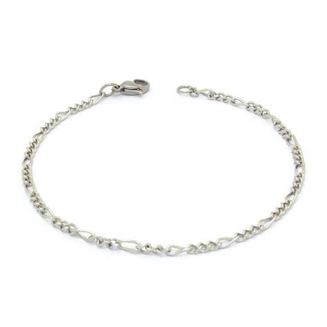 Lc Realce Semi Joias Pulseira A O Inox Masculina Elos X