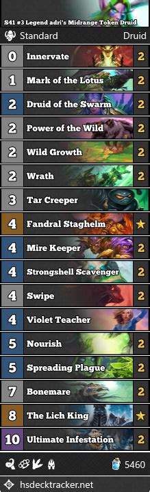 S Legend Adri S Midrange Token Druid Beerbrick Hearthstone