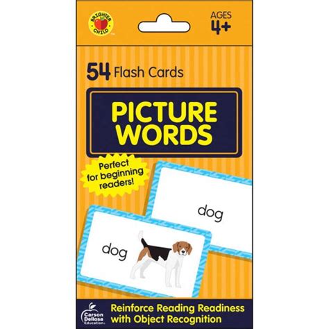 TeachersParadise - Brighter Child® Picture Words Flash Cards - CD-734089