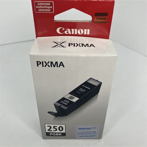 NEW Genuine Canon PIXMA PGI 250 PGBK Black Ink Cartridge Sealed OEM