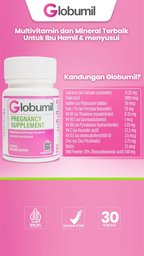 Globumil Multivitamin Dan Mineral Ibu Hamil