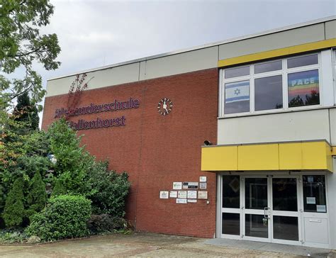 Solidarität mit Israel Flagge zeigen Alexanderschule Wallenhorst