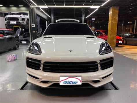 【奇岩自動車】保時捷 凱燕porsche Cayenne E3 Coupeturbo前保輪弧techart 前後下巴引擎蓋鍛造鋁圈h