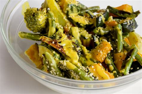 Turmeric Tahini Roasted Vegetables Bravabod