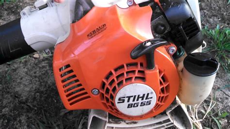 Stihl BG 55 Leaf Blower YouTube