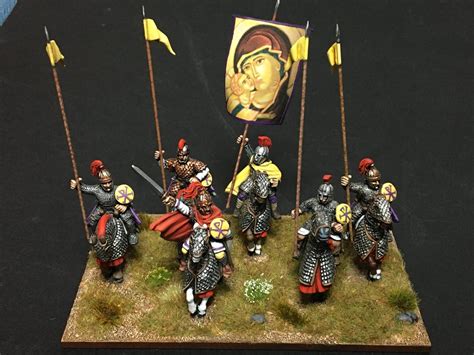 Spanish Lead Painting Belisarian Bucellarii Early Byzantine Elite Cavalry