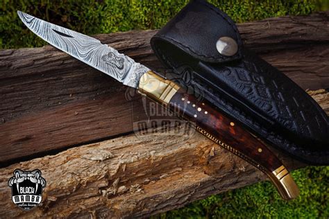 Bmk-501 Magnum 4.75 Inches Damascus Laguiole Knife