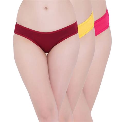 Buy Pack Of Low Waist Bikini Panties Cotton Online India Best