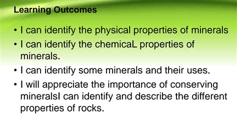 Solution Rocks And Minerals Studypool