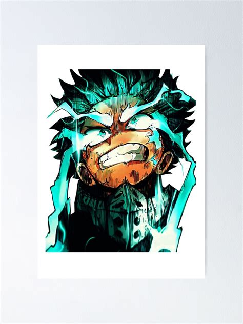 Izuku Midoriya Boku No Hero Academia Bnha Deku Poster For Sale