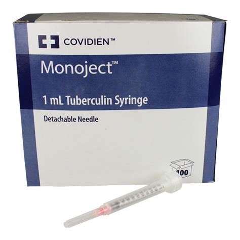 Buy Monoject Rigid Pack Tuberculin Syringes With Needle At Medical Monks