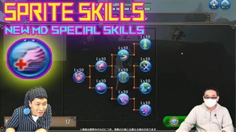 Toram Online New Special Magic Device Skill Tree Sprite Skills