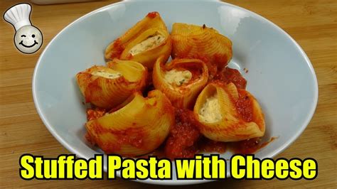 Baked Pasta Stuffed With Cheese Recipe Stuffed Shells With Ricotta