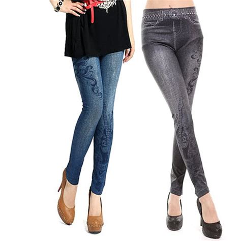 2017 Women New Fashion Classic Stretchy Slim Legging Jeans Sexy