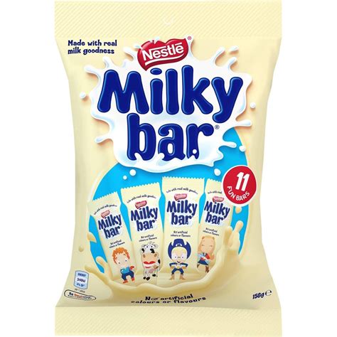 Nestle Milky Bar 11 Piece Share Pack 158g | BIG W