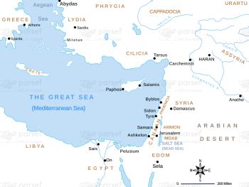 Kingdom Of Saul Bible Map Free Bible Maps