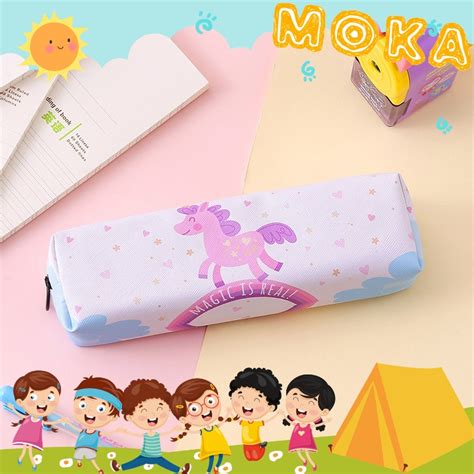 Jual Moka Kotak Pensil Motif Unicorn Lucu Unik Kotak Pulpen Tempat