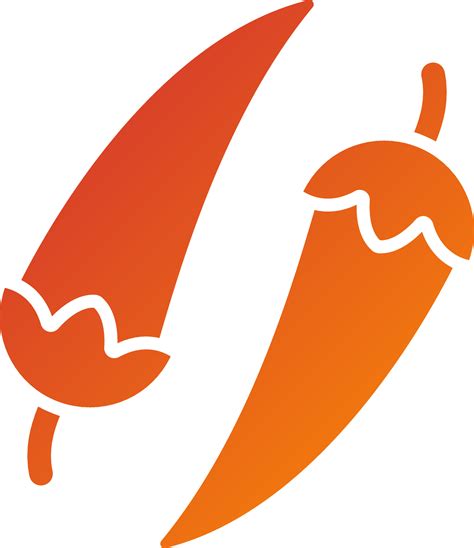 Hot Pepper Icon Style Vector Art At Vecteezy