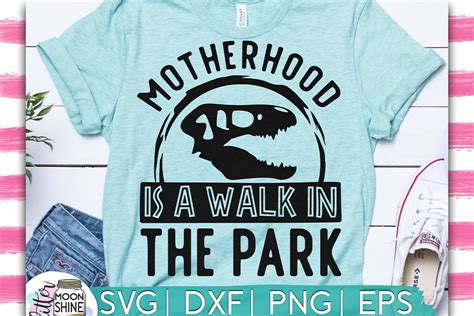 Motherhood Walk In The Park Svg Dxf Png Eps Cutting Files 579378 Svgs Design Bundles