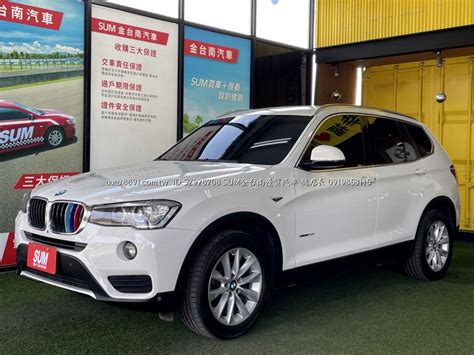 Bmw 寶馬 X3 總代理，x3，汽油渦輪，僅跑『七萬』里程擔保 全車原鈑件，選配5as，新款大螢幕