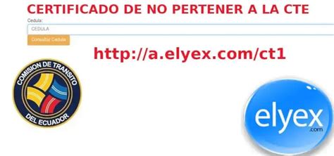 Certificaci N De No Pertenecer A La Cte Ecuador Online Elyex Ant