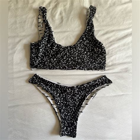 Reversible Cheeky Bikini Set Swimsuit Gem